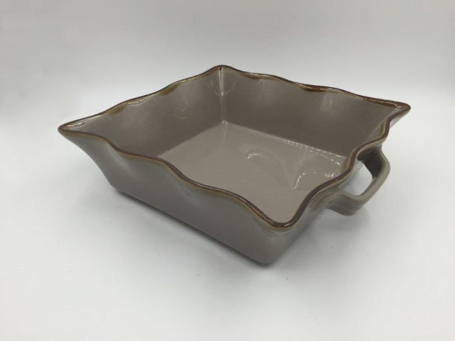 Πυρίμαχο Τετράγωνο Καφέ Ταψί 23x23cm